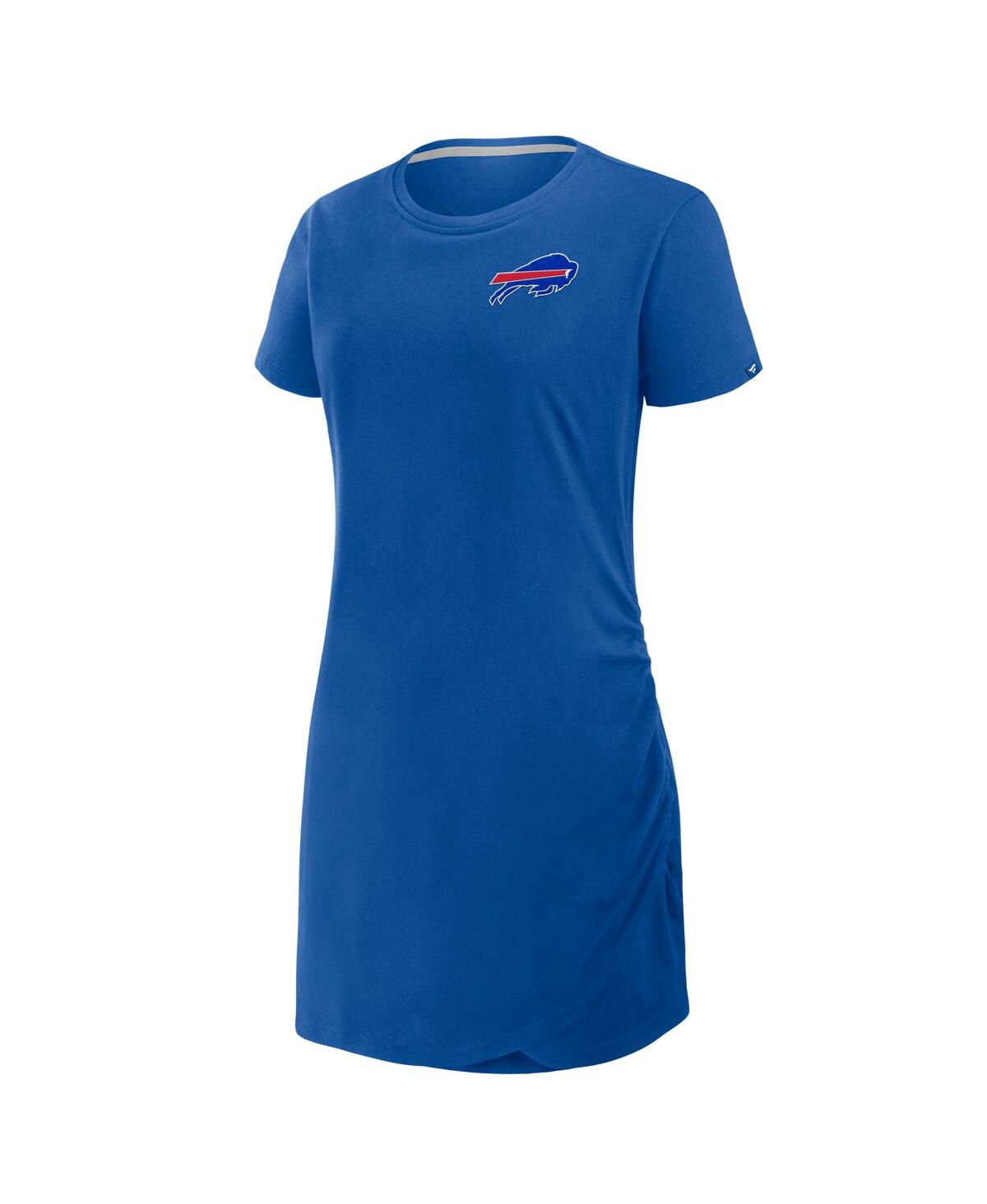 Fanatics Women's Royal Buffalo Bills Relaxed Fit Drape Dress In Royal