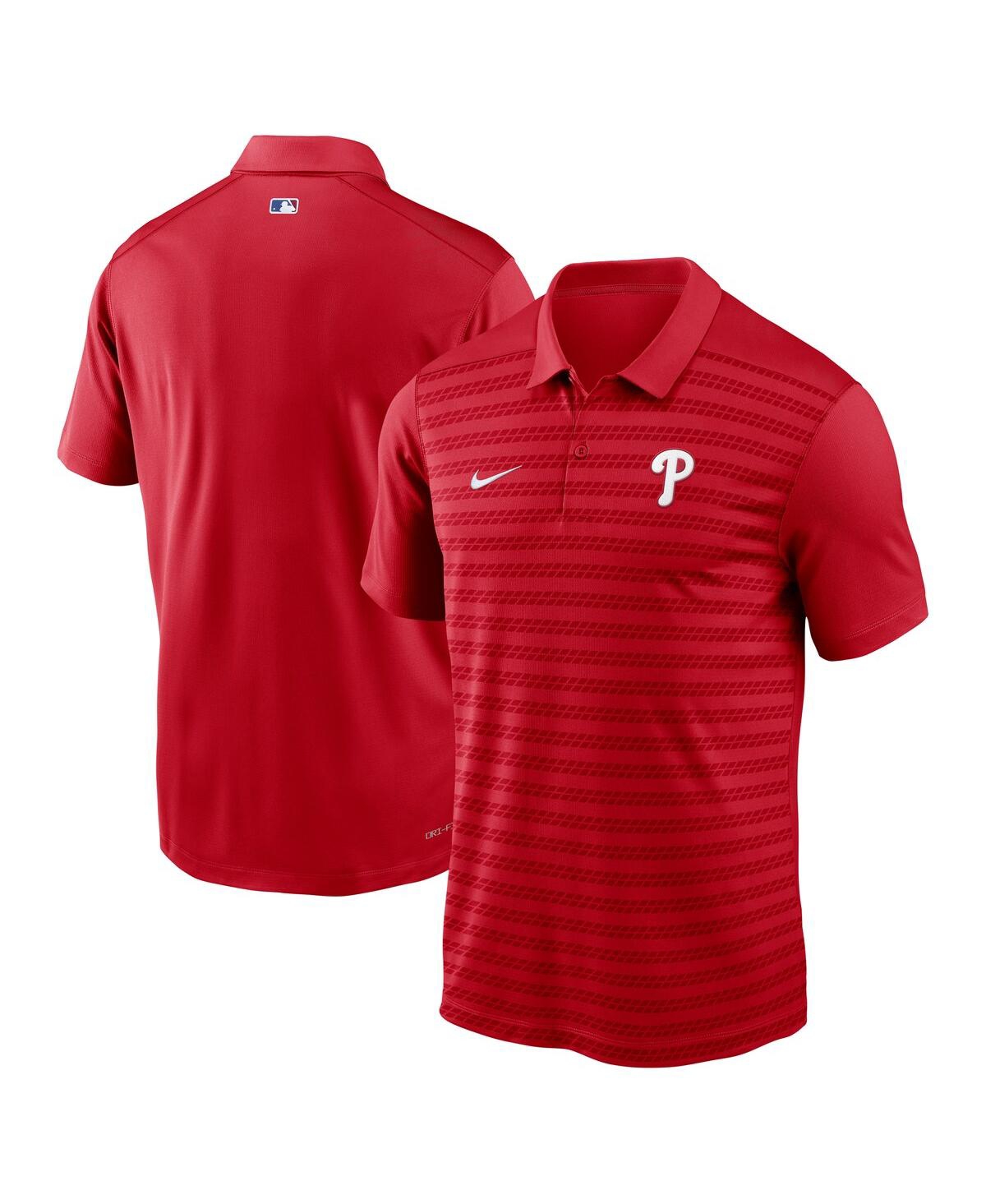 Nike Men's Red Philadelphia Phillies Authentic Collection Victory Performance Polo Shirt In Red