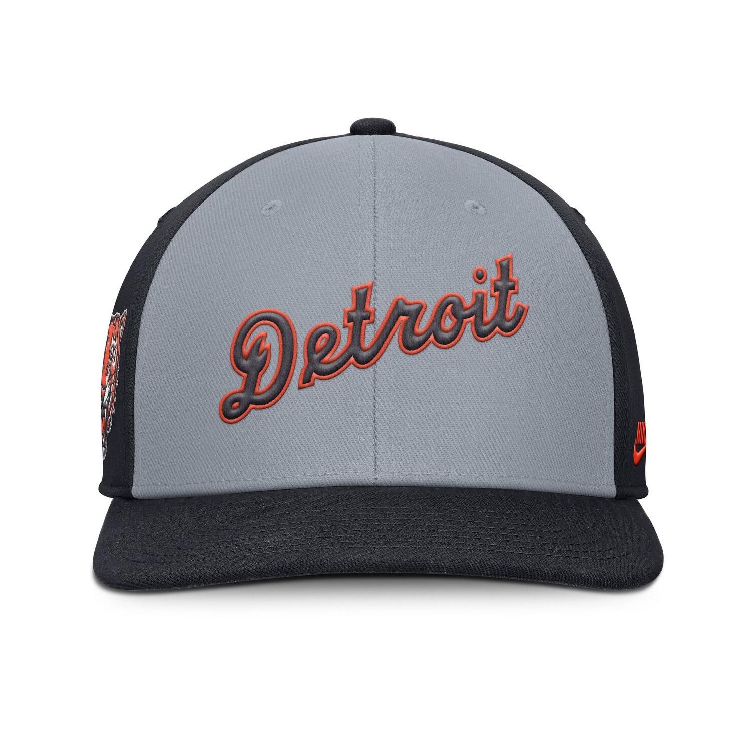 Men's Gray/Navy Detroit Tigers Pro Performance Snapback Hat