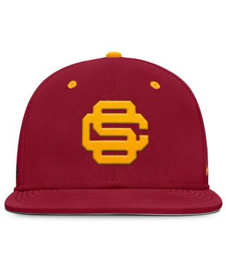 Men's Cardinal USC Trojans On-Field Dugout True Performance Fitted Hat
