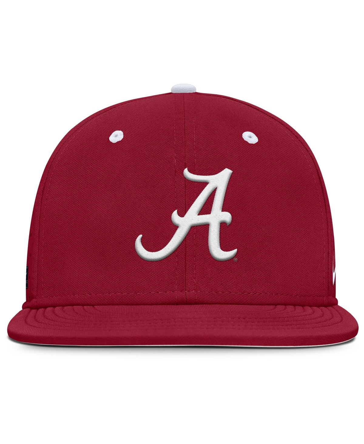 Nike Men's Crimson Alabama Crimson Tide On-field Dugout True Performance Fitted Hat In Crimson
