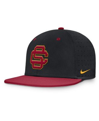 Nike - Men's Black USC Trojans On-Field Dugout True Performance Fitted Hat