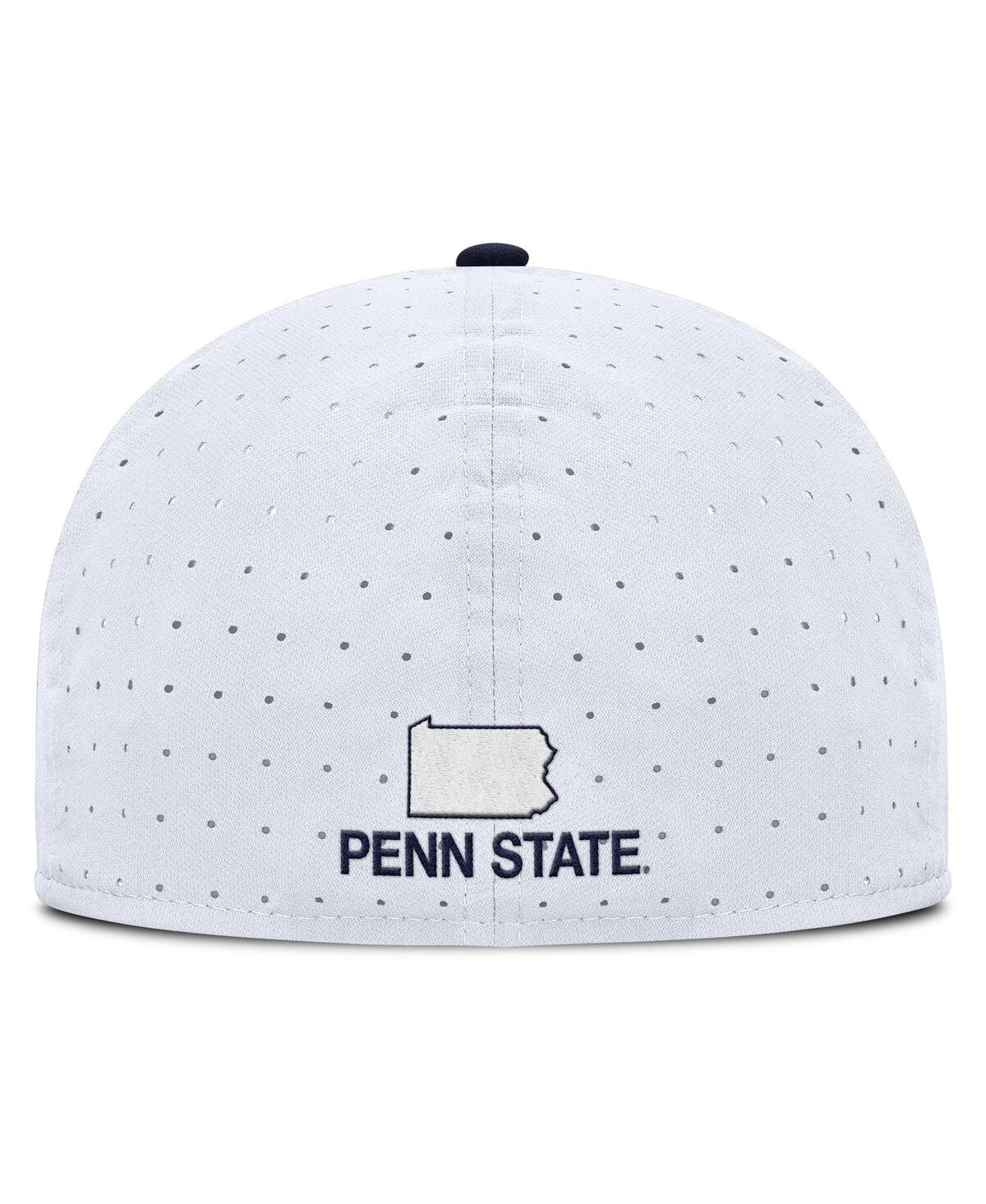 Nike Men's White Penn State Nittany Lions On-field Dugout True Performance Fitted Hat In White