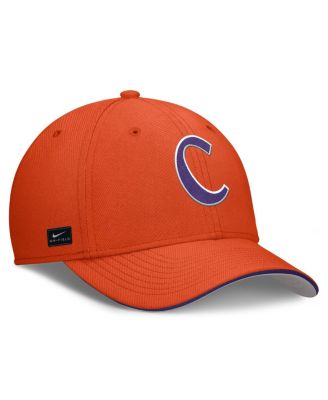 Men's Orange Clemson Tigers 2025 Dugout Coaches Rise Swoosh Performance Flex Hat