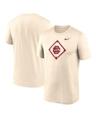 Nike - Men's Cream USC Trojans Legend Baseball Icon Performance T-Shirt