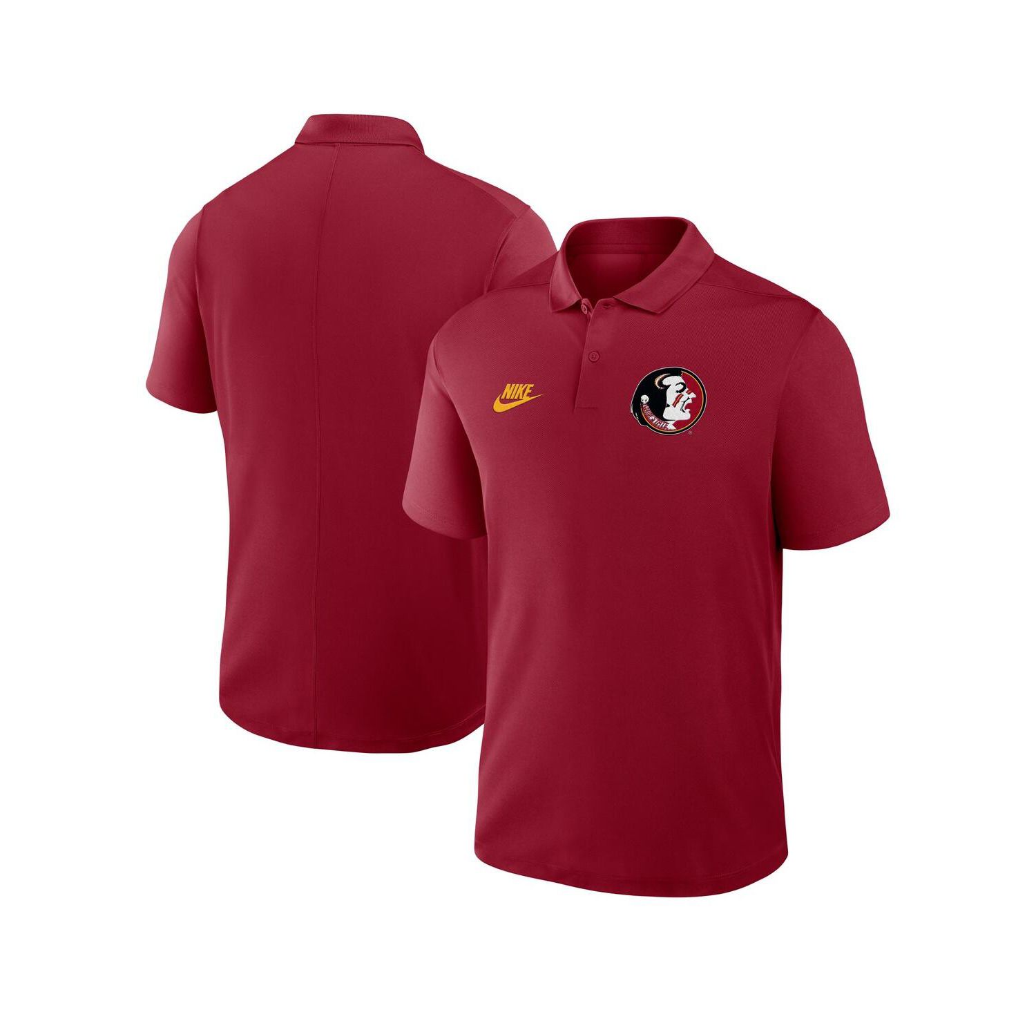 Men's Garnet Florida State Seminoles Primetime Victory Legacy Vault Logo Performance Polo Shirt