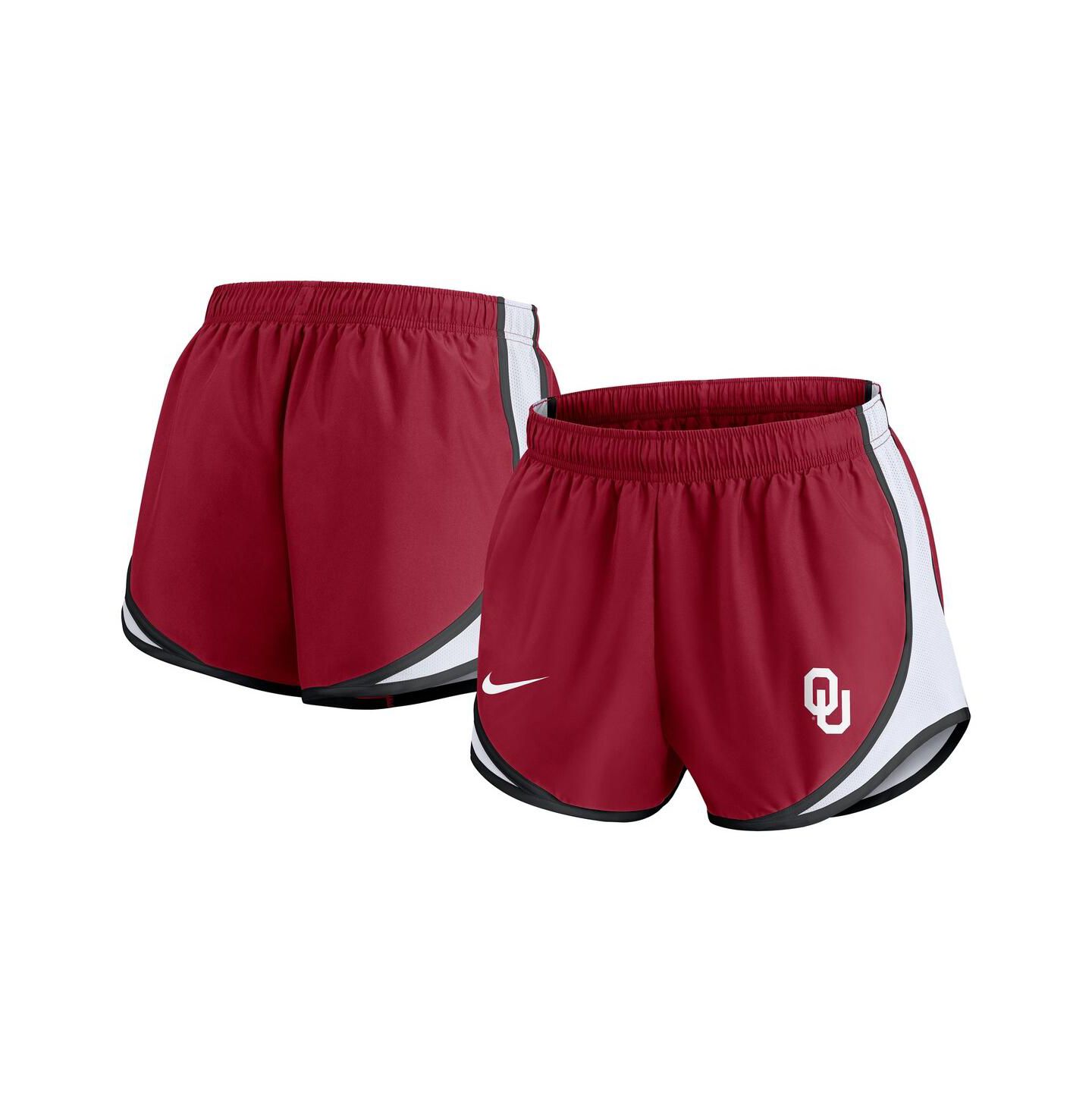 Женские шорты Nike Crimson Oklahoma Sooners Spring Break Tempo Performance — фото 1