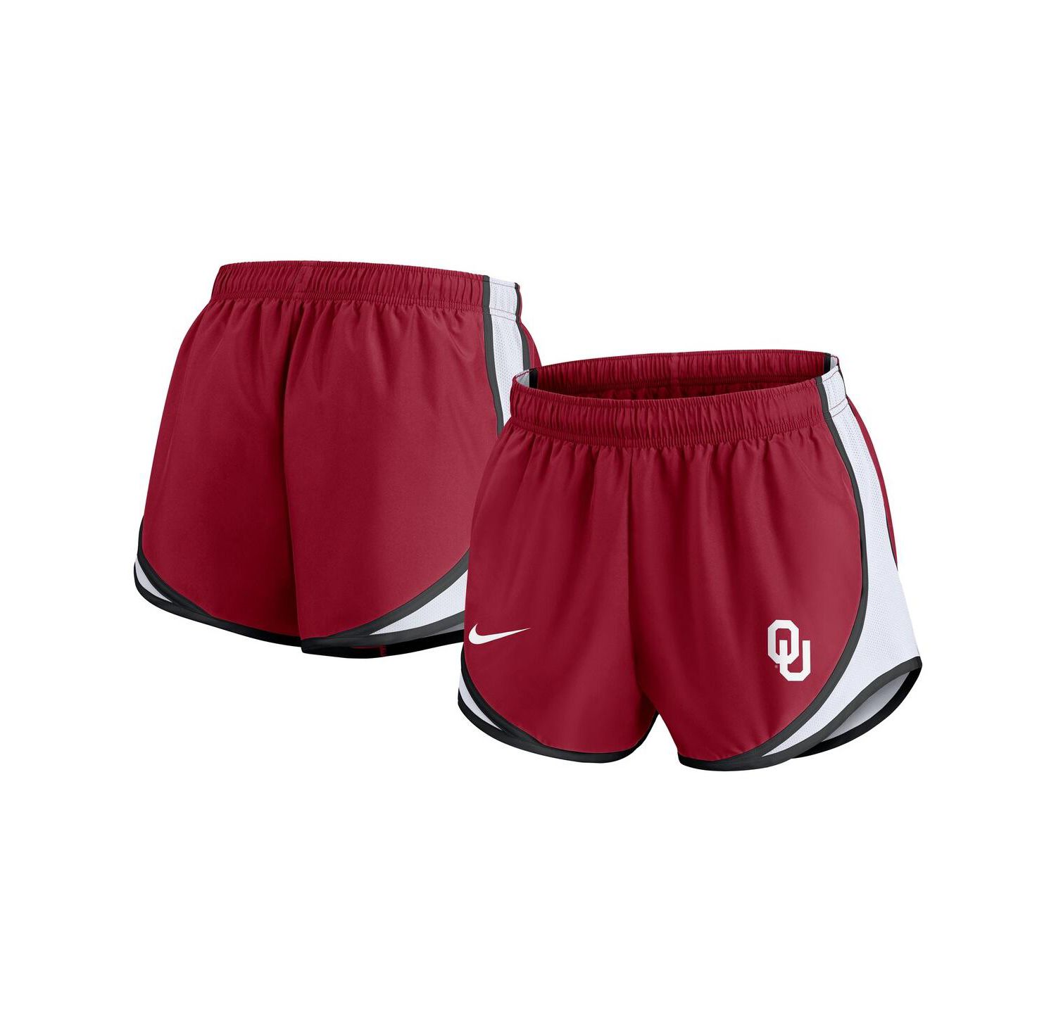 Women's Crimson Oklahoma Sooners Spring Break Tempo Performance Shorts