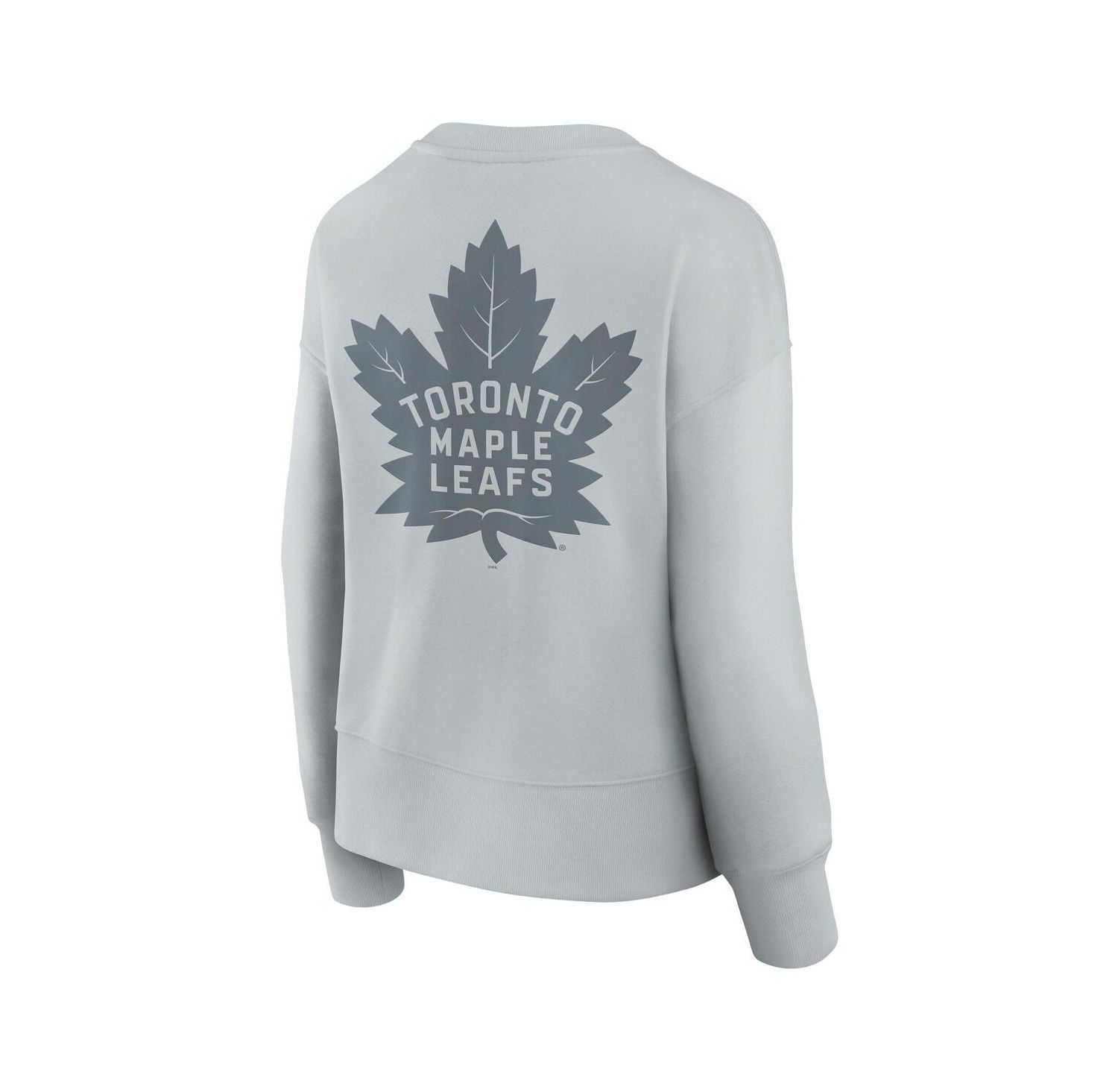 Women's Gray Toronto Maple Leaves Elements Flow Pullover Sweatshirt