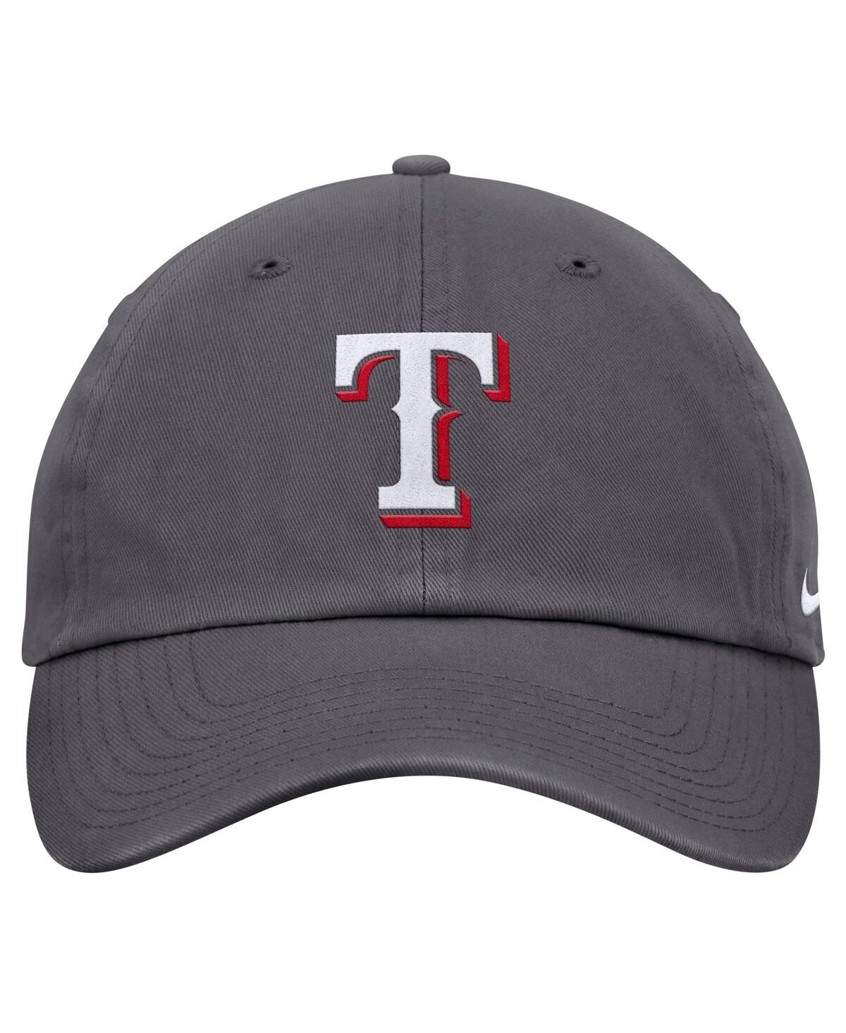Nike Men's Gray Texas Rangers Club Performance Adjustable Hat In Gray