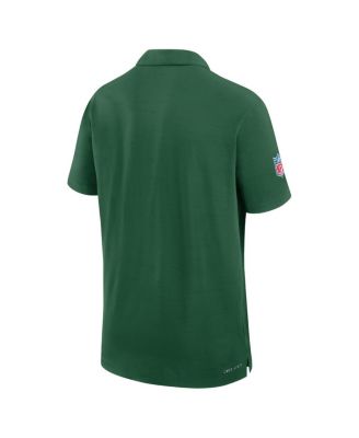 Men's Green New York Jets 2024/25 Sideline Performance Polo Shirt