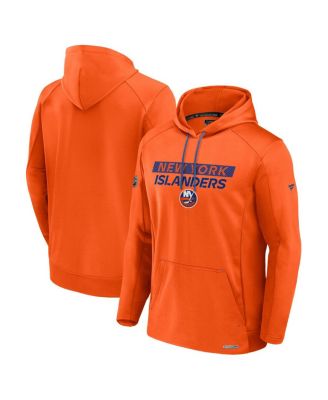 Fanatics - Men's Orange New York Islanders Authentic Pro Rink Fleece Pullover Hoodie
