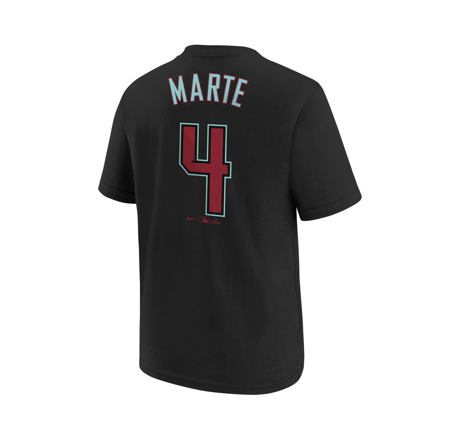 Big Boys Ketel Marte Black Arizona Diamondbacks 2024 Fuse Name and Number T-shirt