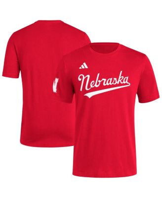 Men's Scarlet Nebraska Huskers Fresh Wordmark T-Shirt