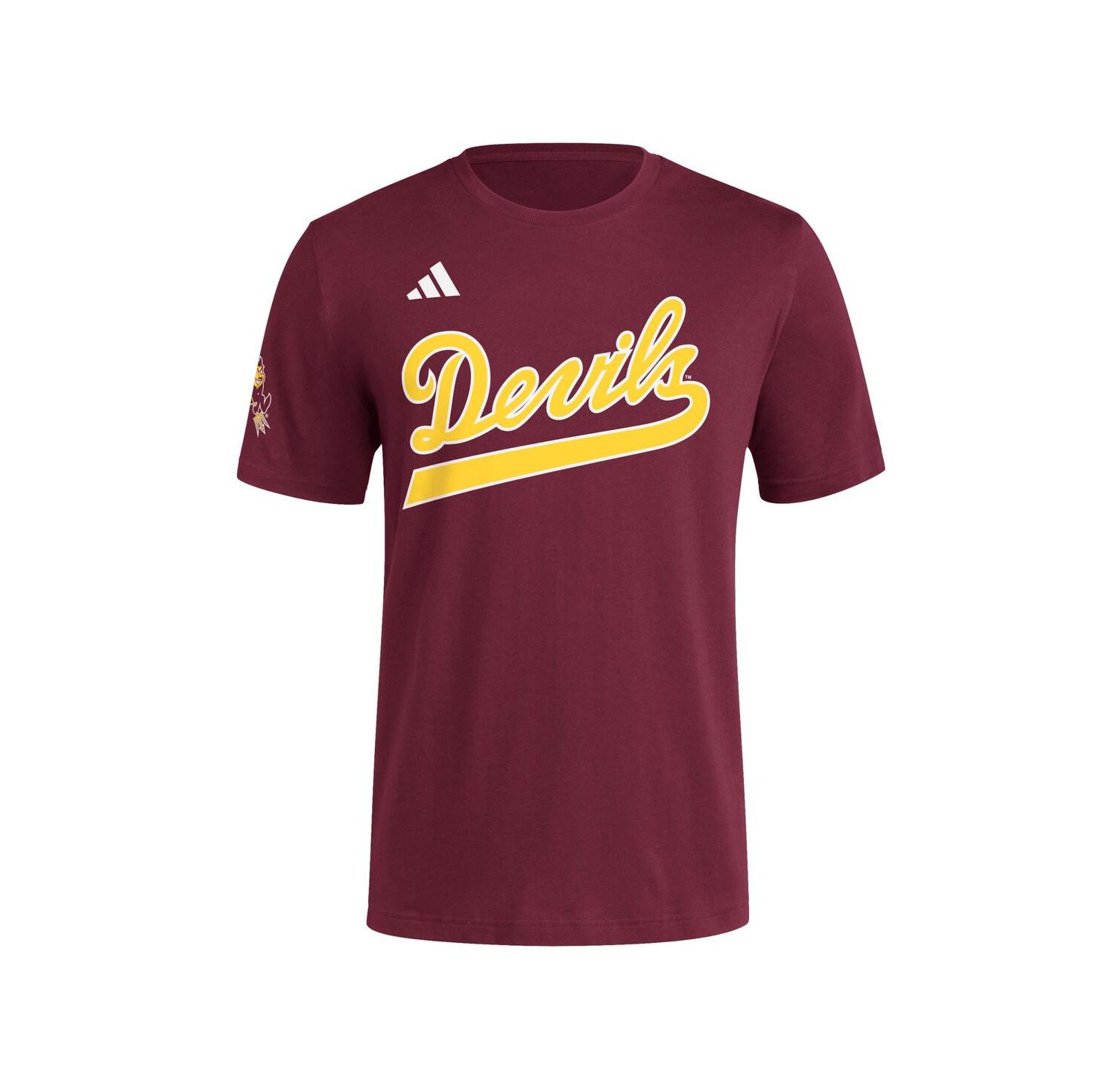 Men's Maroon Arizona State Sun Devils Fresh Wordmark T-Shirt