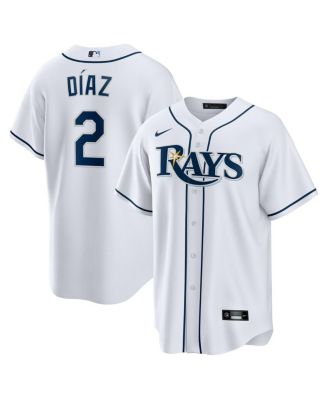 Nike - Men's Yandy Díaz White Tampa Bay Rays Home Replica Player Jersey