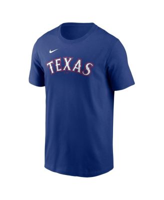 Men's Corey Seager Royal Texas Rangers Fuse Name Number T-Shirt