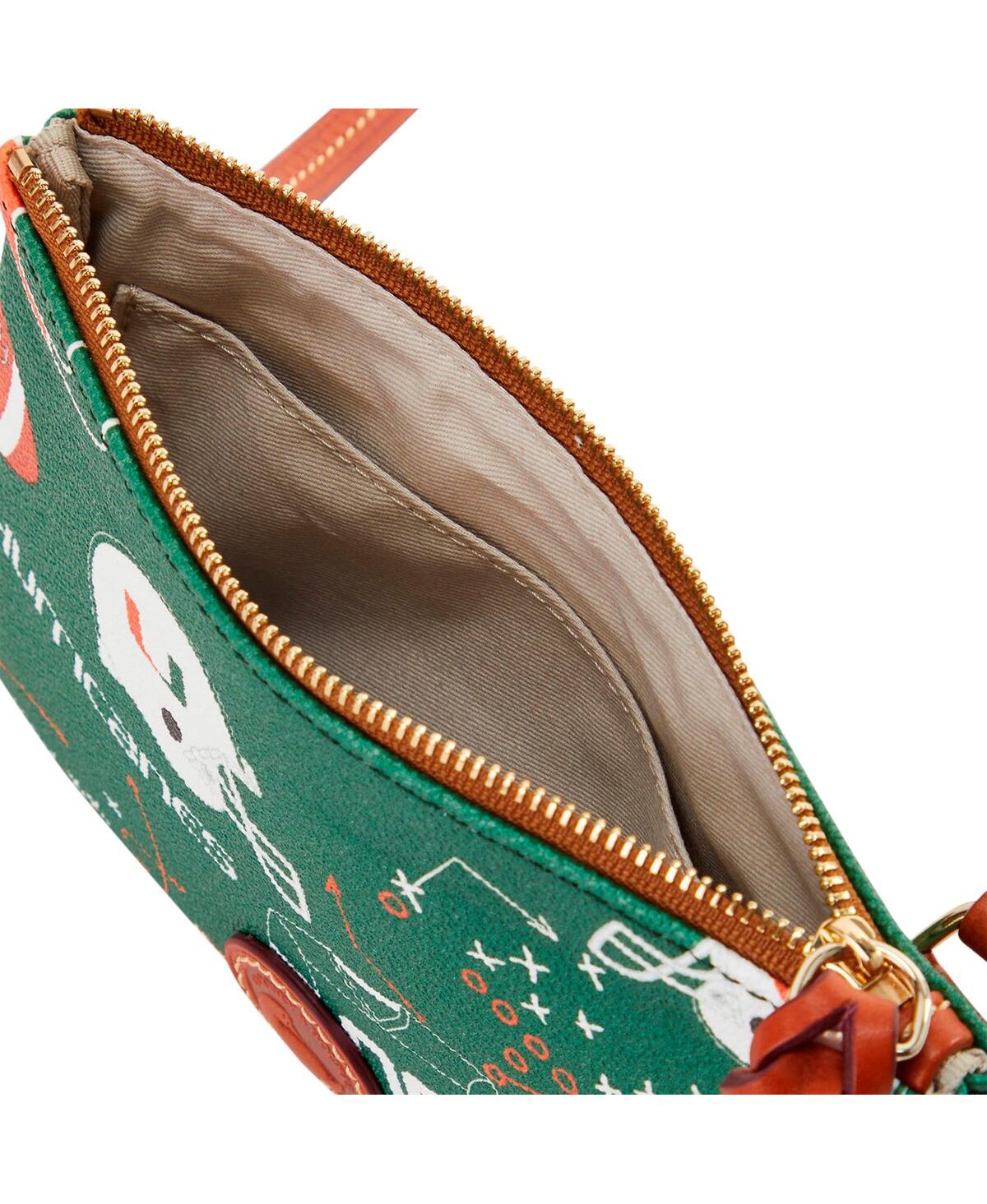Dooney & Bourke Miami Hurricanes Top Zip Crossbody Purse In No Color