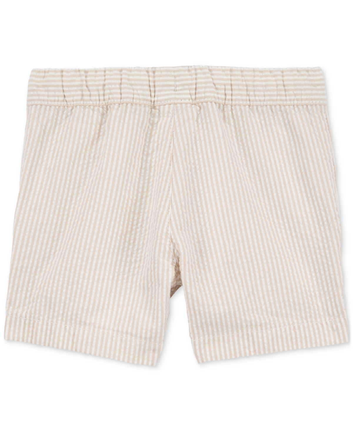 Carter's Toddler Boys Cotton Seersucker Pull-on Drawstring Shorts In Cream