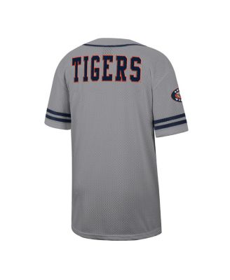 Men's Gray Auburn Tigers Free Spirited Baseball Jersey