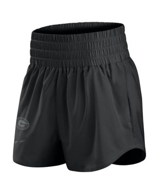 Women's Black Georgia Bulldogs Performance One High-Rise Shorts