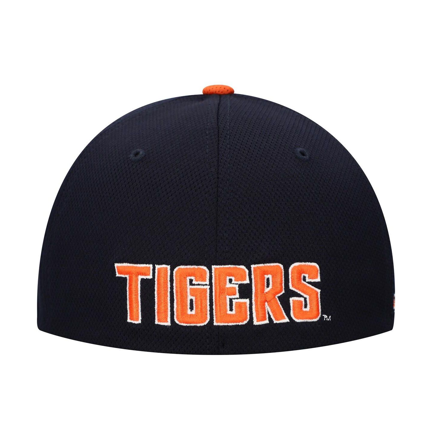 Мужская кепка Top of the World Black Auburn Tigers Reflex Fitted Hat — фото 2