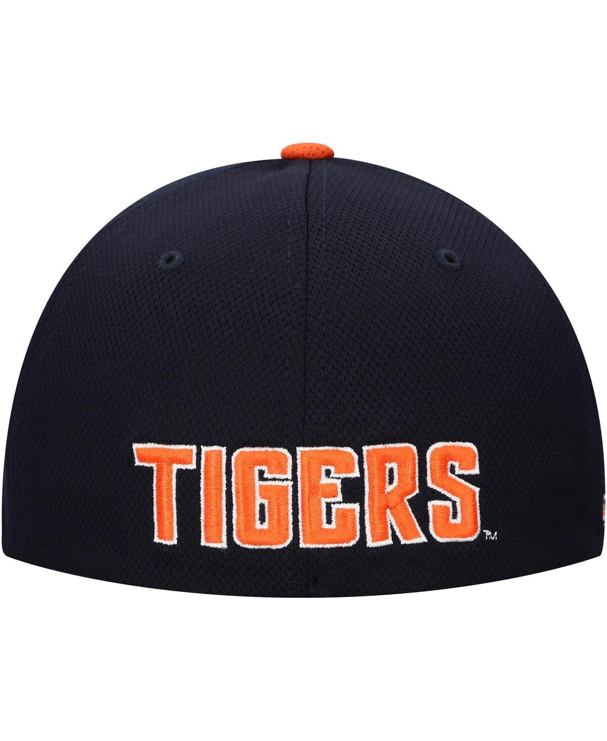 Top Of The World Men's Black Auburn Tigers Reflex Fitted Hat In Black