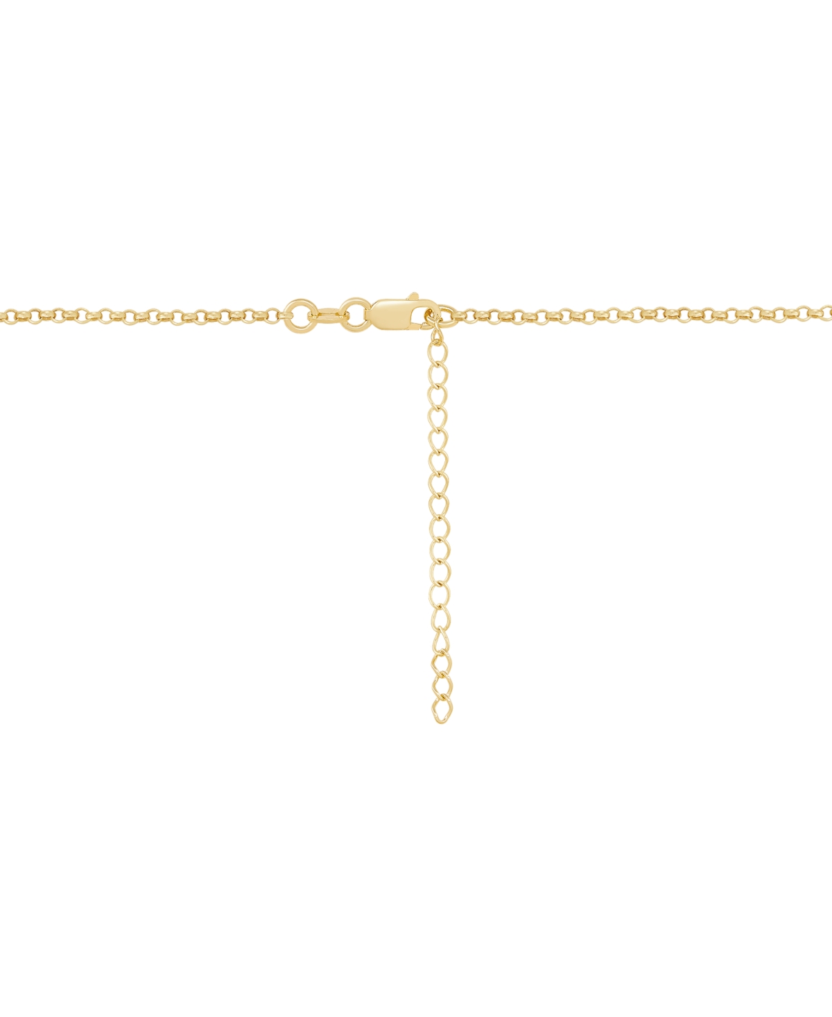 Macy's Lab-created Ruby (1/4 Ct. T.w.) & Diamond Accent Mom Pendant Necklace In 14k Yellow Gold-plated Ster In Ruby