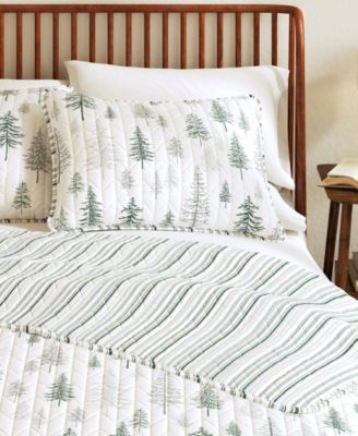 Rustic Woodland Reversible Microfiber Quilt Set with Shams