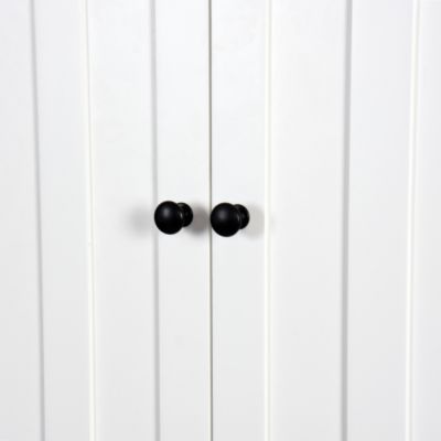 23.62inch x 7.72inch x 67.32inch Bathroom Wooden Storage Cabinet Over The Toilet Space Saver with Adjustable Shelf