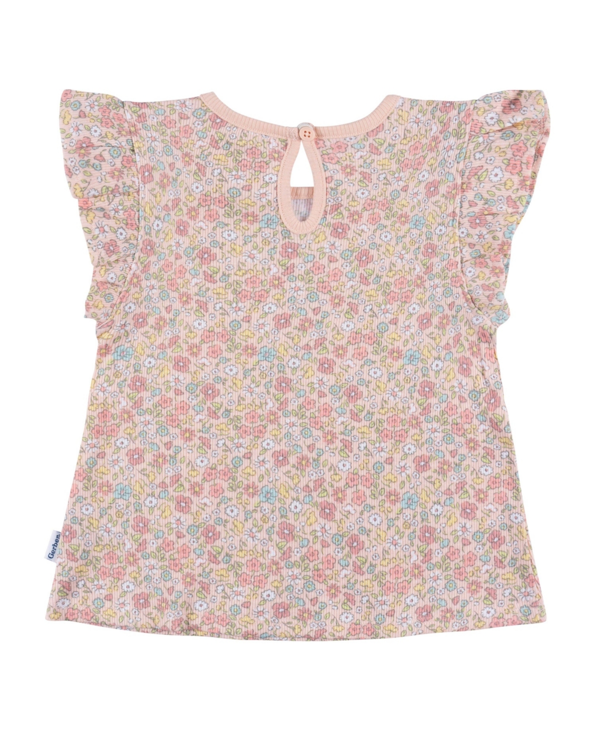 Gerber Toddler Girls Coordinating Shirts and Short Set
