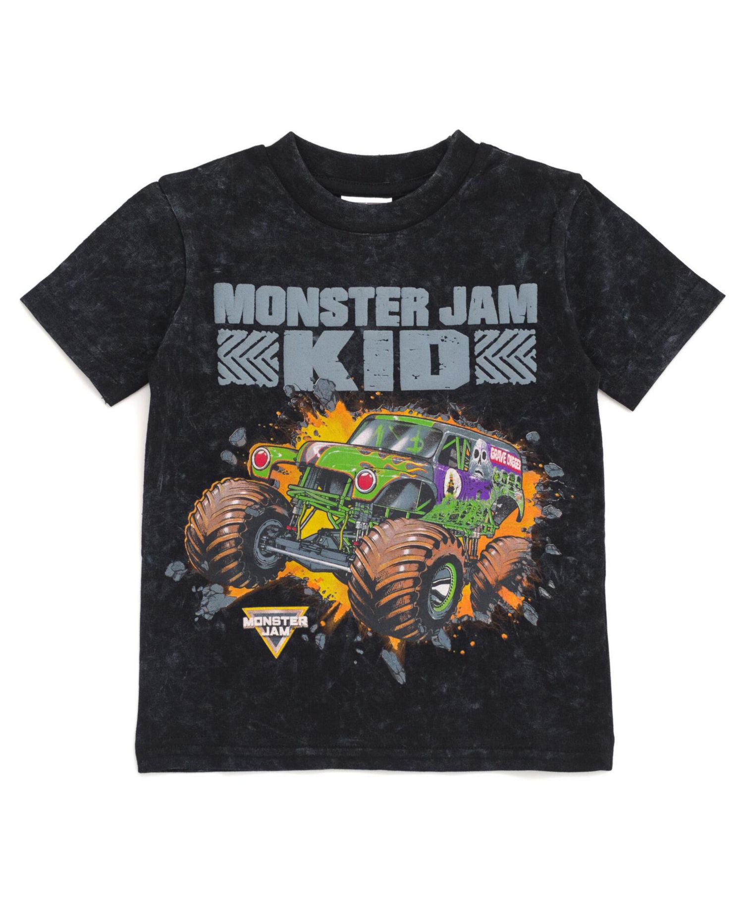 Toddler Boys Vintage Wash Matching Family T-Shirt to Adult Grave Digger