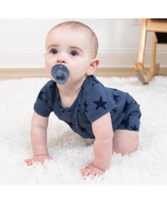 Baby Boys Rompers - 2 Pack, Blue Stars