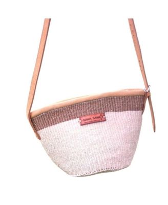 Life Top Handcrafted Sisal Straw Crossbody Bag
