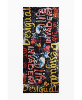 Women's Cat letters scarf