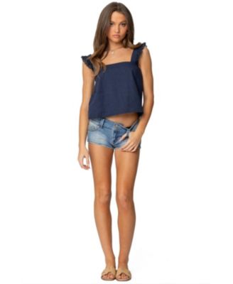 Women's Viviana Linen Look Top