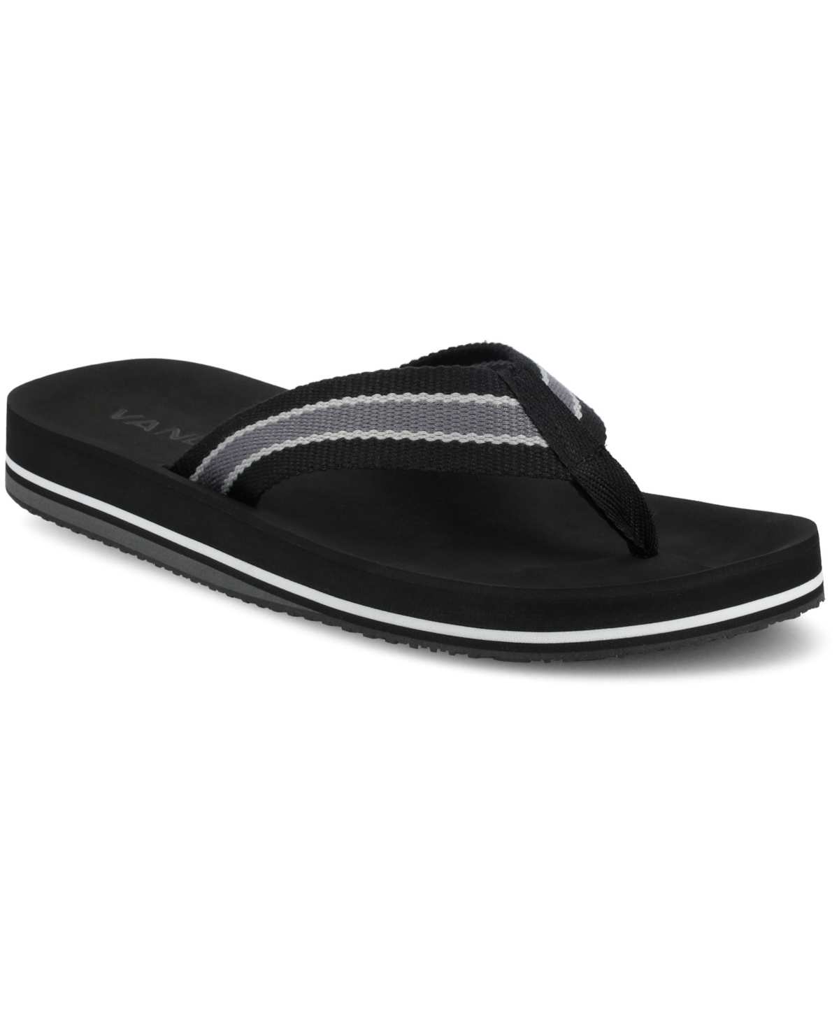 Men's Fontana Comfort Flexible Flip Flop Sandals - Brown