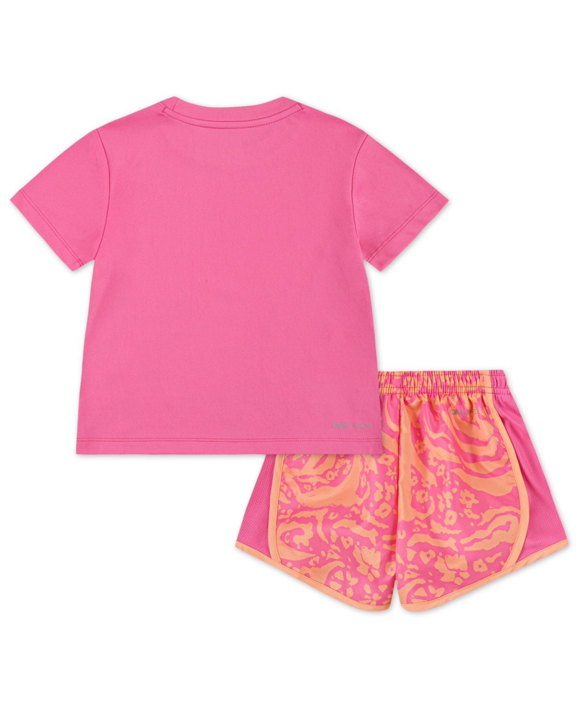 Nike Dri-fit Little Kids' Wild Flower 2-piece Tempo Set In Playful Pink