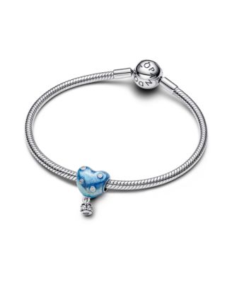 Sterling Silver Heart Hot Air Balloon Charms