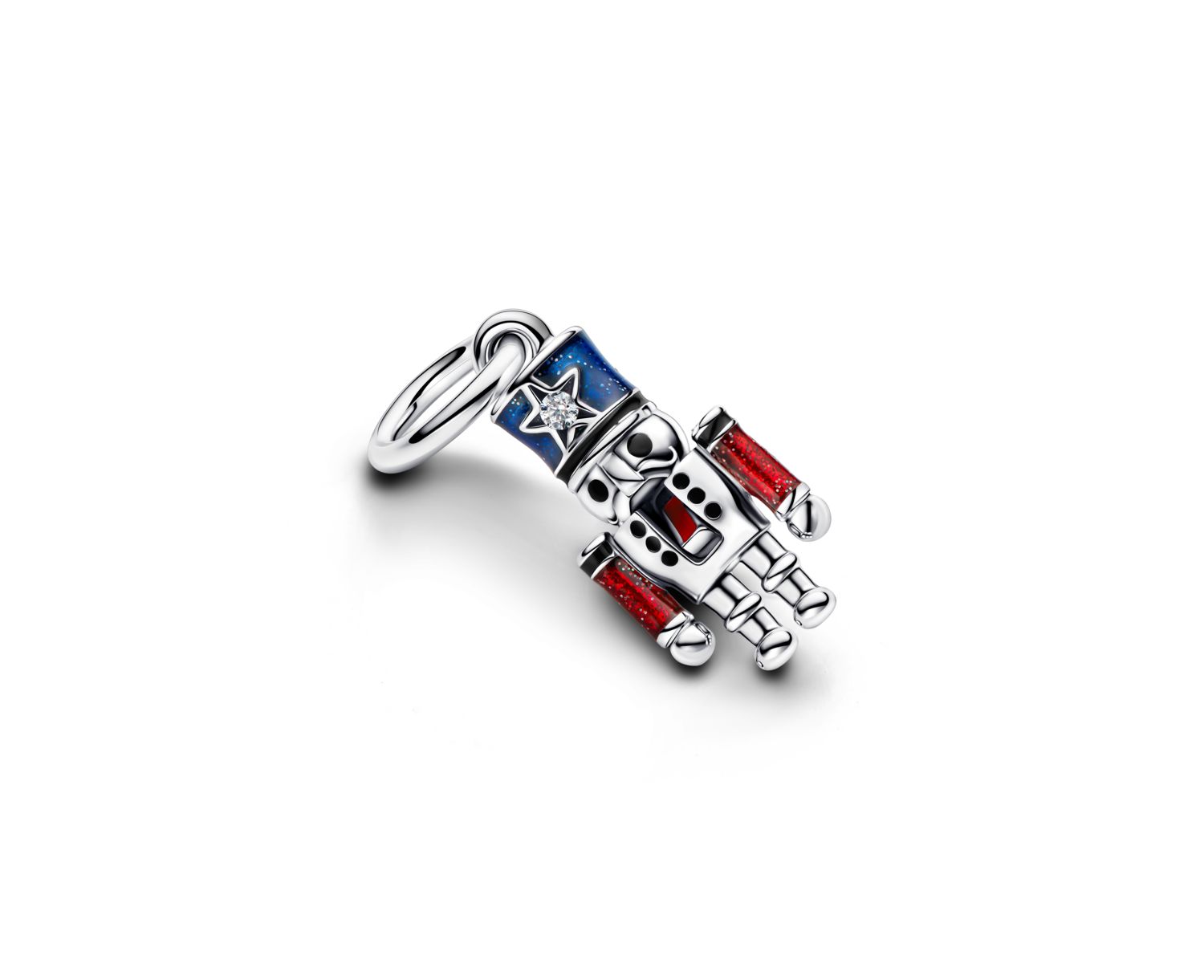 Moveable Sterling Silver Nutcracker Dangle Charms