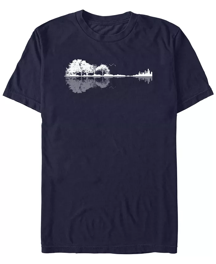 Men's Nature Guitar Short Sleeve T-Shirt