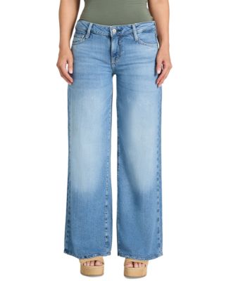 Women's Mid Rise Wide-Leg Palazzo Jeans