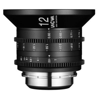 Laowa 12mm T2.9 Zero-D Cine Lens for Canon EF, Black