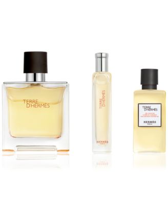 HERMÈS Men's 3-Pc. Terre d'Hermès Pure Perfume Gift Set - Macy's