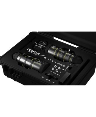 Catta Ace 35-80mm and 70-135mm T2.9 Cine Lens Bundle for PL Mount and Canon EF, Black