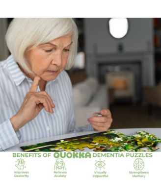 Dementia Activities for Elderly - Large Piece - Alzheimers Jigsaw Puzzle Games for Adults