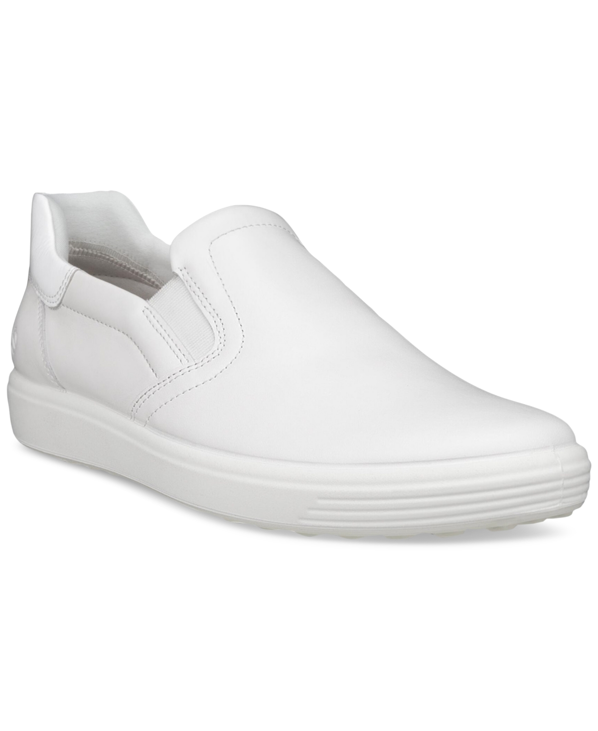 Ecco Soft 7 Slip-on Sneaker In White,patent White