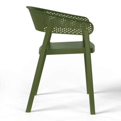 5-Piece Outdoor Resin Square Patio Dining Table Set with Stackable Patio Dining Chairs