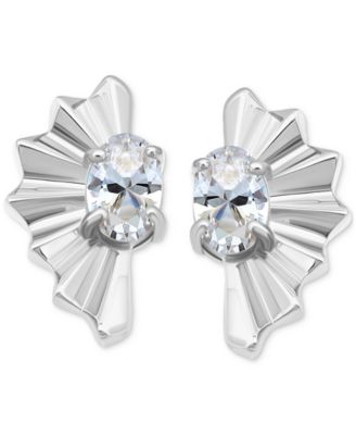 Giani Bernini - Cubic Zirconia Fan Stud Earrings