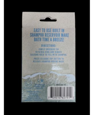 Eco-Friendly Soap Dispensing Pet Scrub Brush, Assorted Colors, Sustainable Grooming Tool for Dogs and Cats